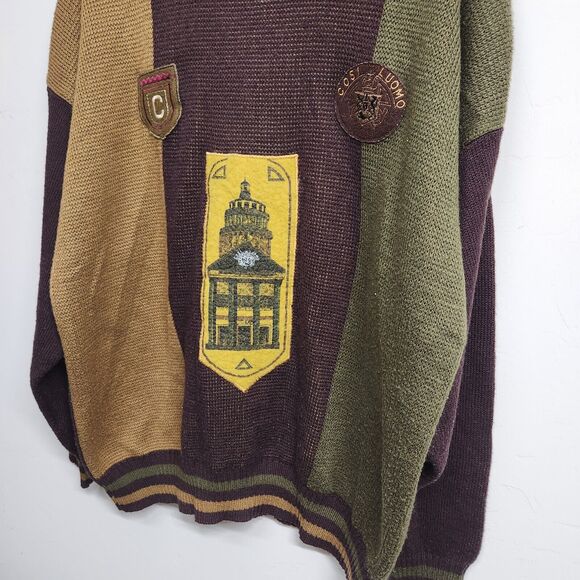 Cosi Collection Cosi Luomo 100% Acrylic Sweater Men's Large Vintage 90's 1484 - Picture 4 of 11